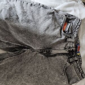 Empyre Kids Gray Acid-Wash Denim Shorts